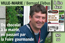 Le maire de Ville-Marie, Bernard Flébus