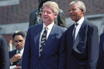 Bill Clinton Nelson Mandela