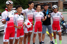 EQUIPE DU JAPON CYCLISME JUNIOR Équipe nationale du Japon au Tour de l'Abitibi 2018