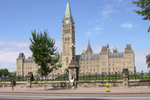 La chambre des communes à Ottawa