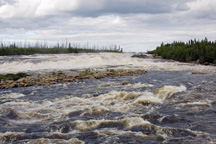 La rivire Rupert au croisement de la route de la Baie-James