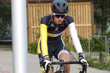 Un cycliste de l'équipe régionale IAMGOLD au 51e Tour de l'Abitibi Un cycliste de l'équipe régionale IAMGOLD au 51e Tour de l'Abitibi