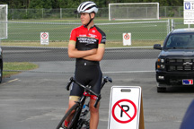Le Néo-Zélandais Joshua Kench Le cycliste Néo-Zélandais Joshua Kench