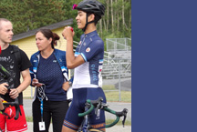 EQUIPE DU QUEBEC LE CYCLISTE LUKAS CARREAU