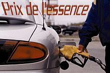 prix de l'essence PRIX DE L'ESSENCE